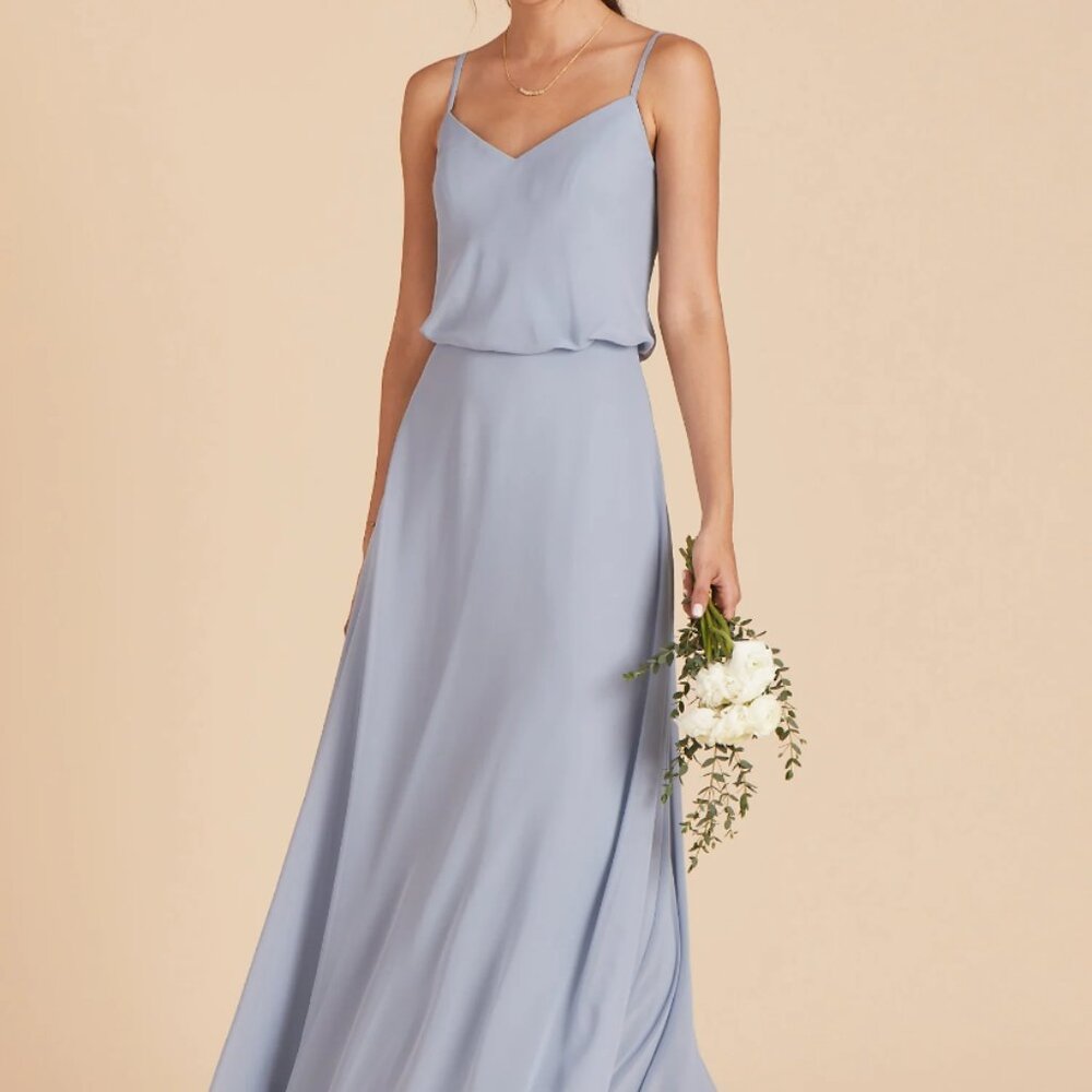 Birdy Grey Gwennie Dress - Dusty Blue / No Slit